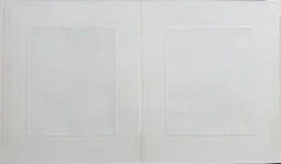 Ohne Titel (Pierre della Francesca) – Rückseite